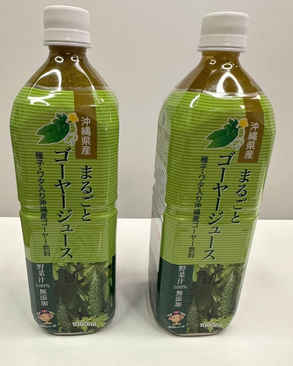 沖縄苦瓜汁 100% 無添加 （1000 ML) 賞味期間：6 Mar 2025